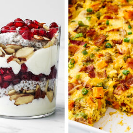Two Christmas breakfast recipe ideas.